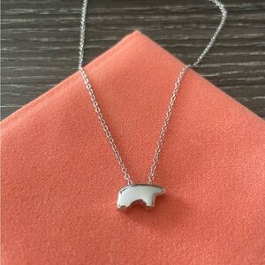 The Golden Bear 14k White Gold Necklace